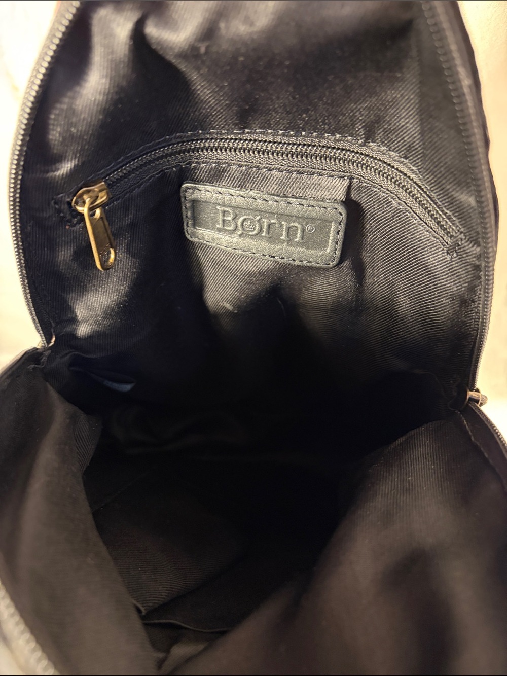 Born Black Leather Sling Bag - Picture 10 of 11